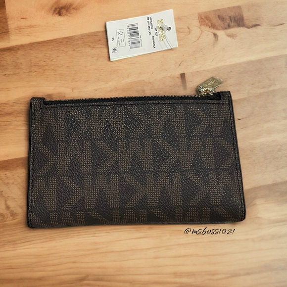 Michael Kors Bedford Legacy Medium Duffel Satchel + Wallet in Brown/Black NWT - Picture 4 of 5